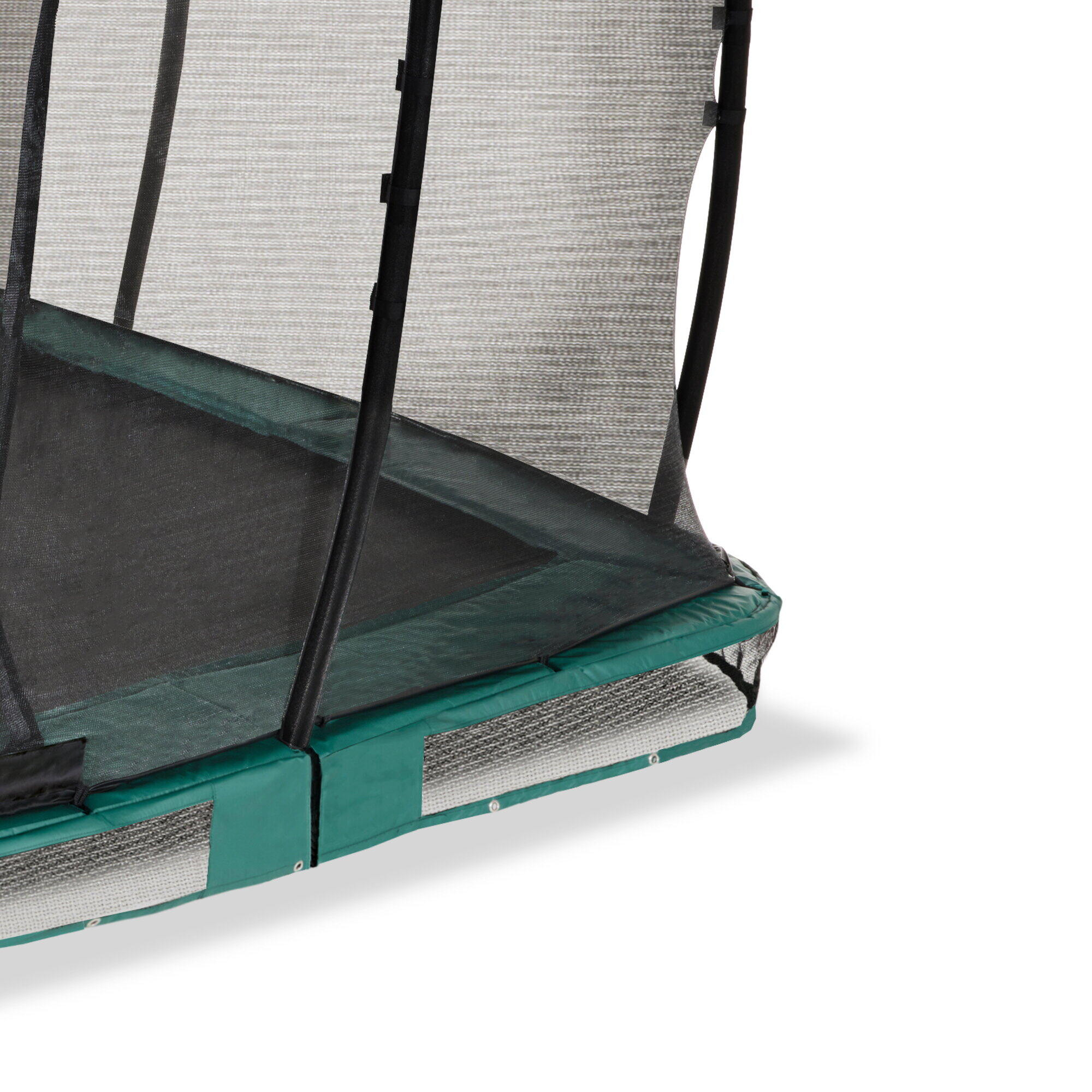 Trampolino elastico interrato EXIT Allure Classic 214x366cm - verde 4/7