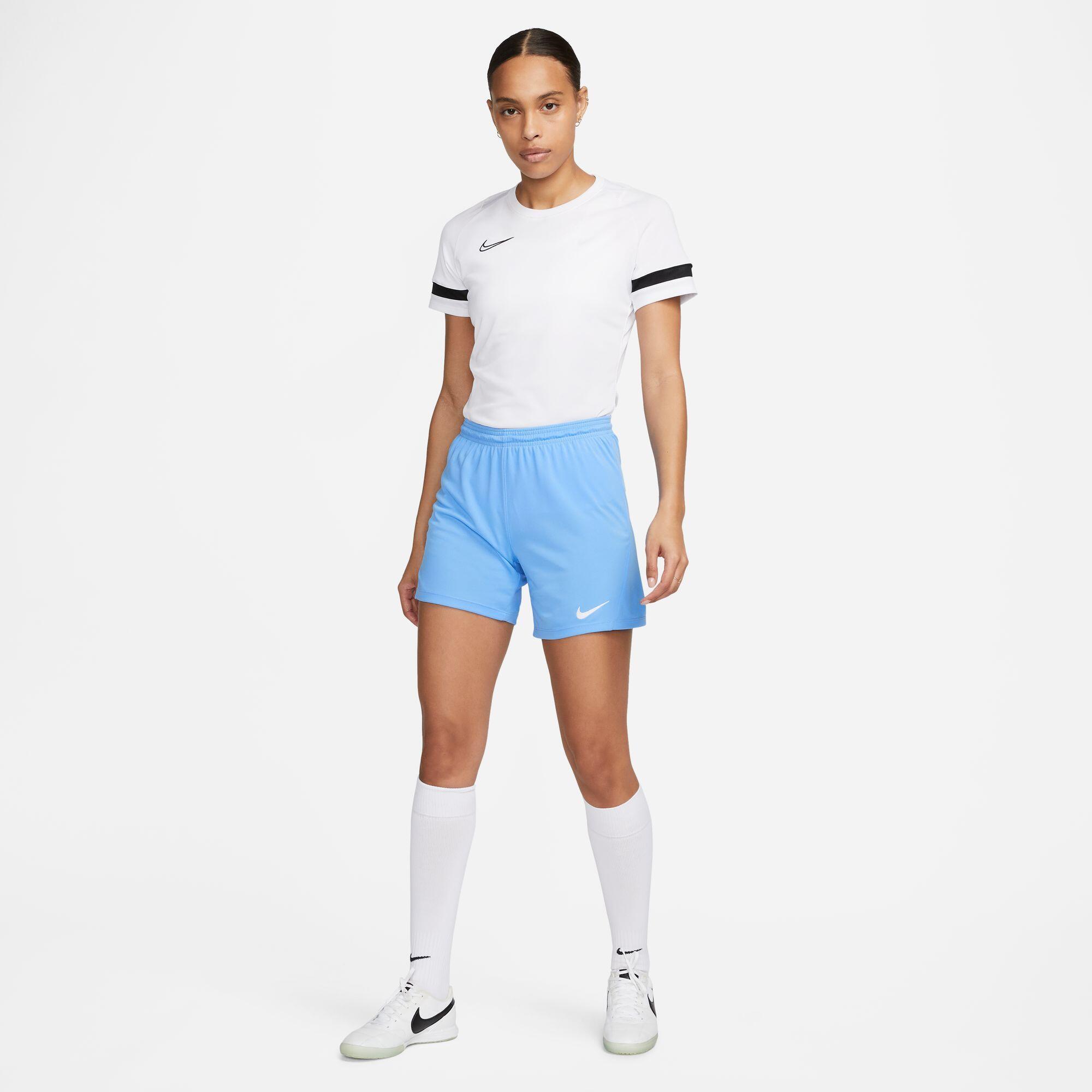 NIKE PANTALONCINO da calcio donna nike azzurro