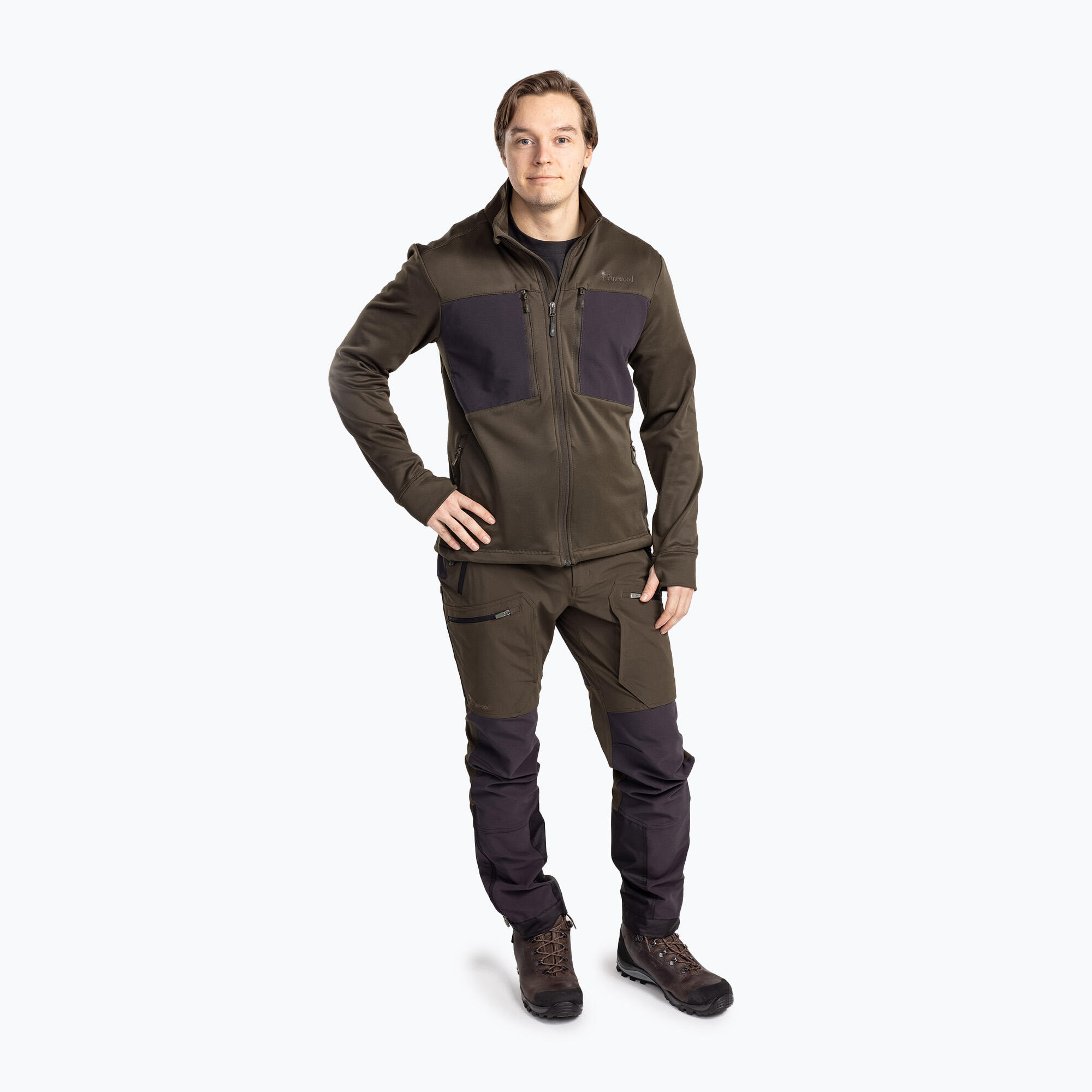 Sweat polaire homme Pinewood Abisko Power Fleece 2/5