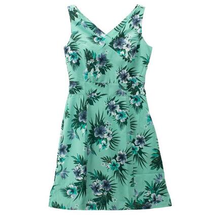 Kleid Wahia Tropical Dress in Grün