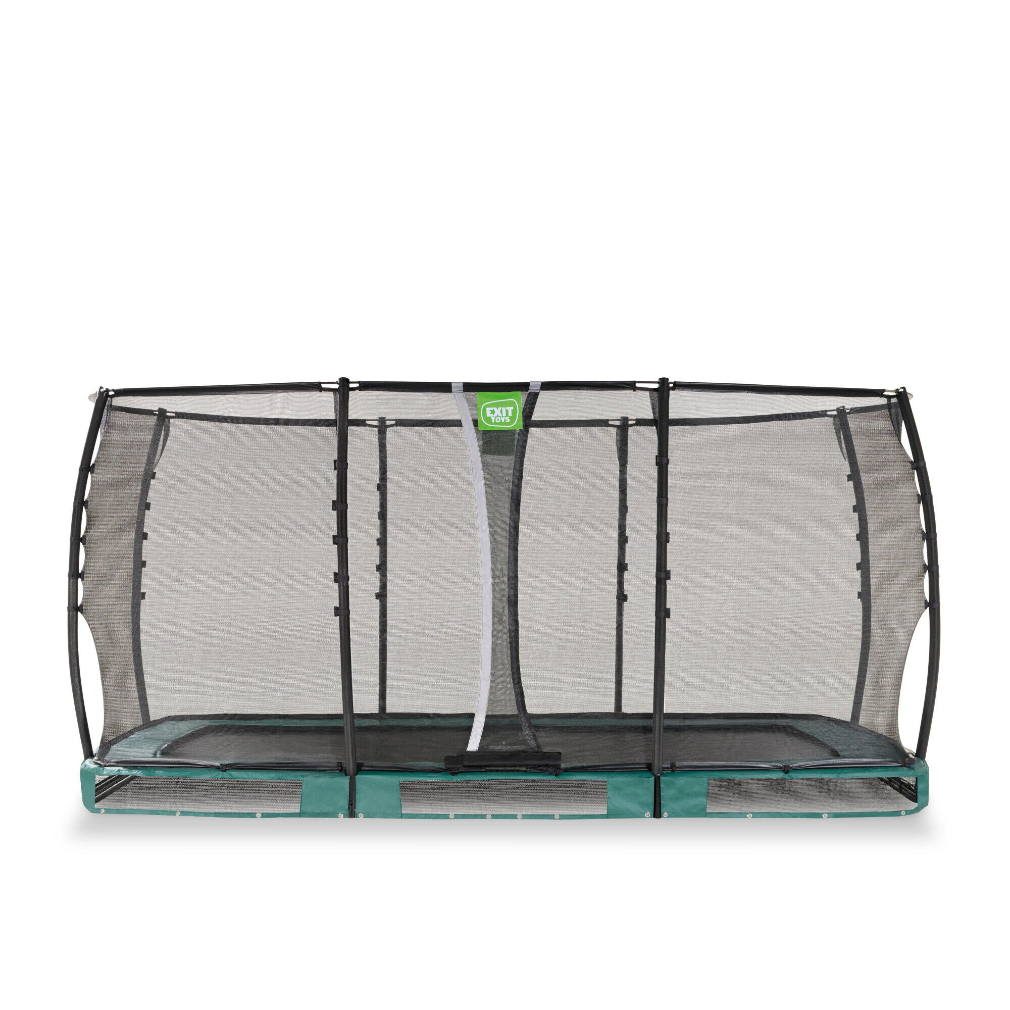 Exit Toys - Trampoline Enterré Allure Premium De 244x427cm - Trampoline - Vert - Taille Unique - Decathlon