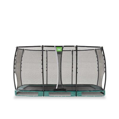 Trampoline inground allure rechthoekig 214x366cm met veiligheidsnet