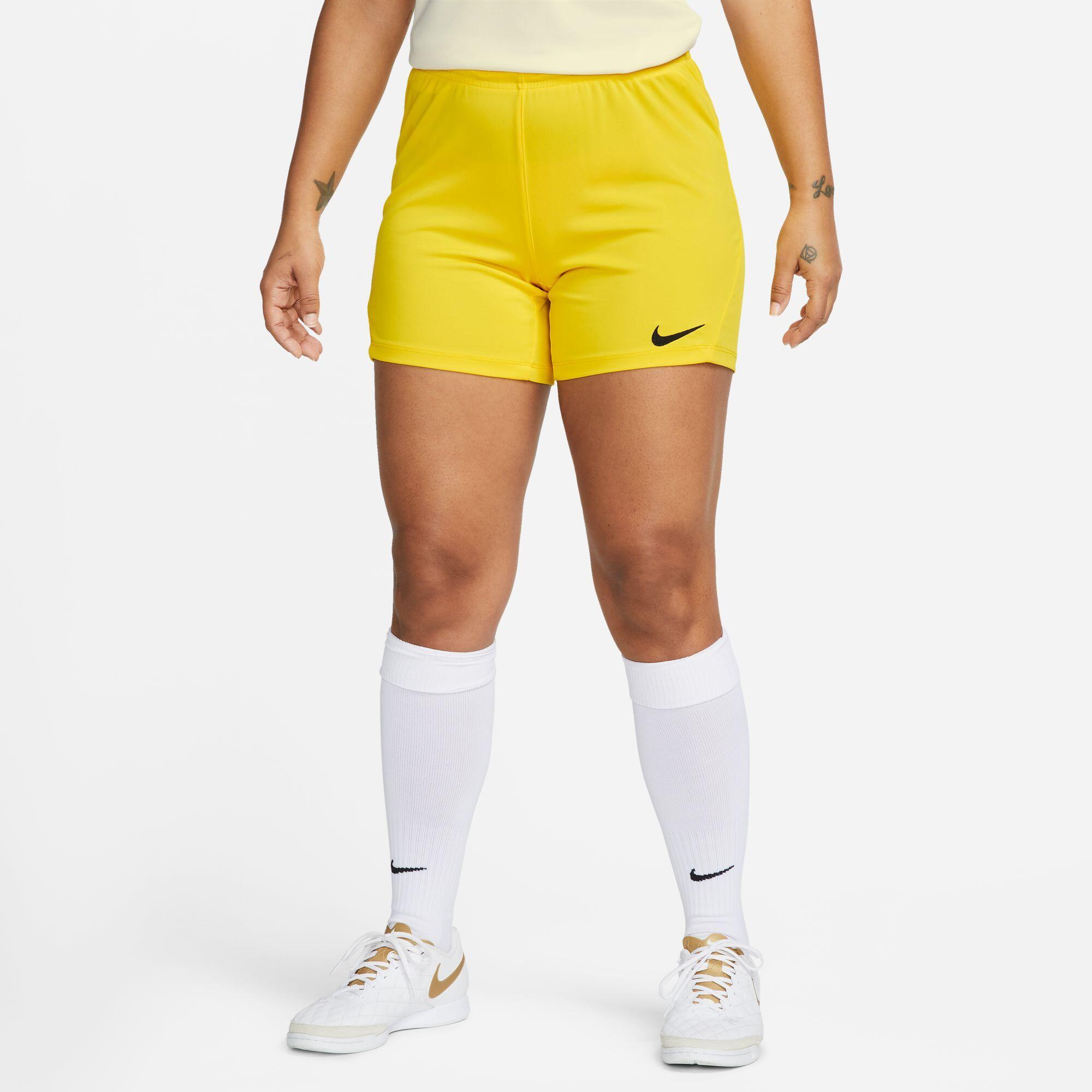 PANTALONCINO da calcio donna nike giallo 4/4