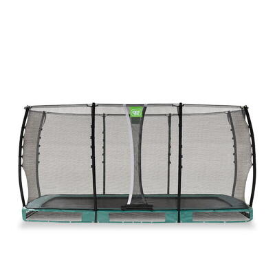 Exit allure classic inground trampoline 244x427cm - groen