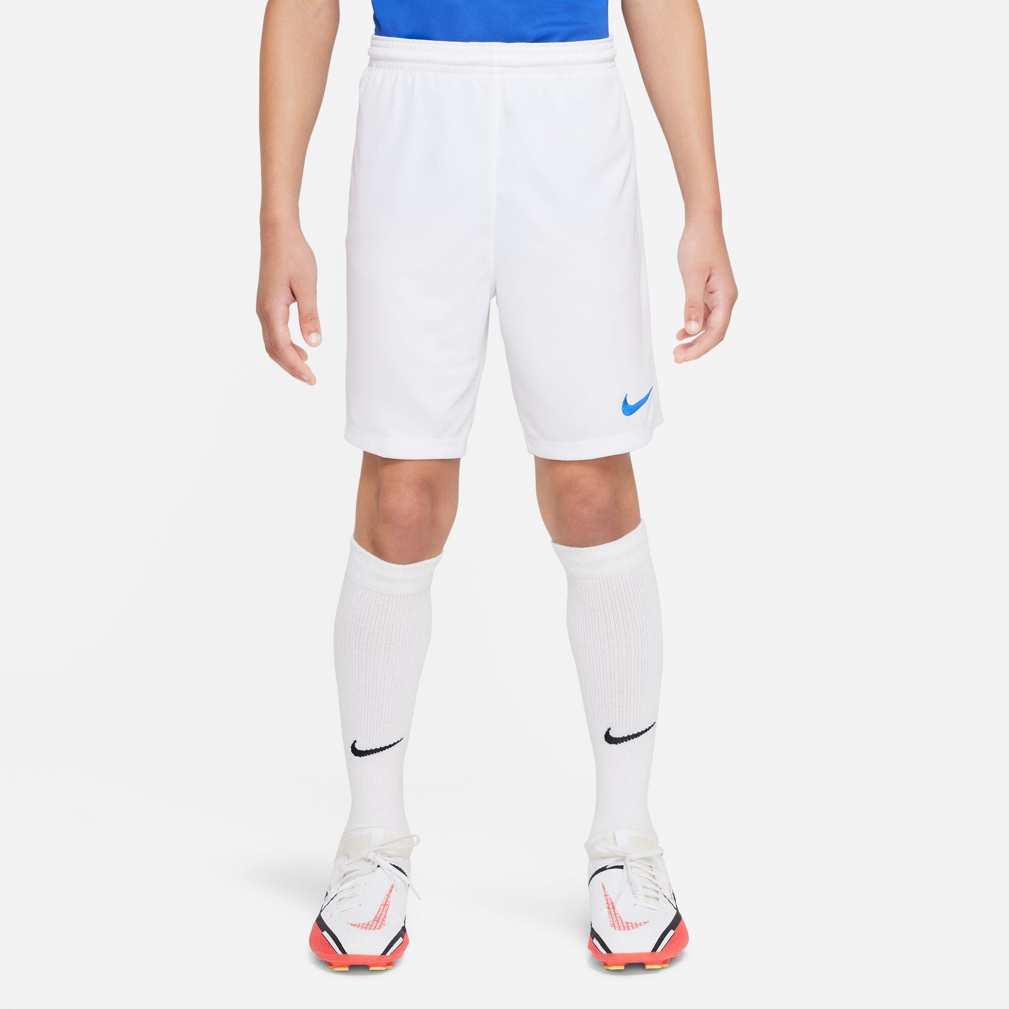 PANTALONCINO da calcio junior nike bianco /blu 4/4