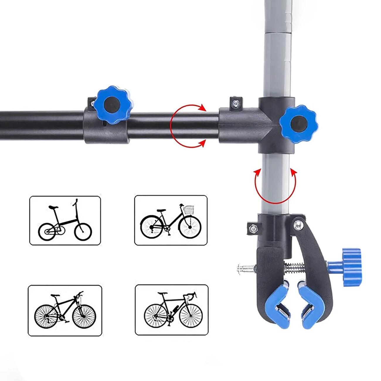 Support d'atelier de table Rockbros MP-01 pour vélos avec molettes 6/7