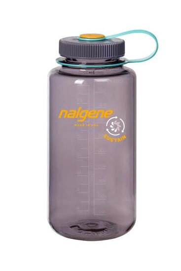 Nalgene Sustain Wide Mouth 1000ml drinkfles Aubergine Sustain