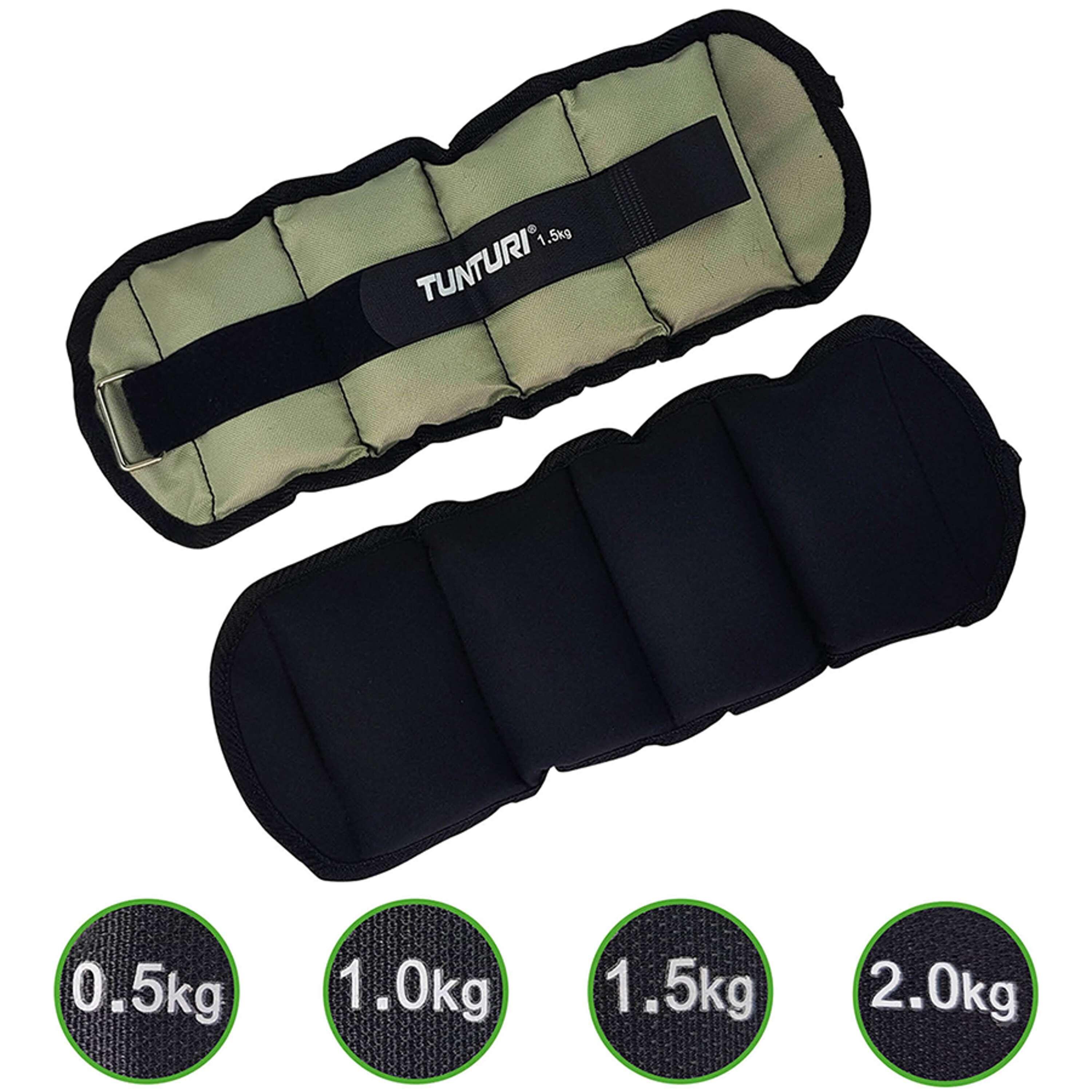 TUNTURI Enkelgewichten en Polsgewichten - Gewichten - 2 x 1,5kg
