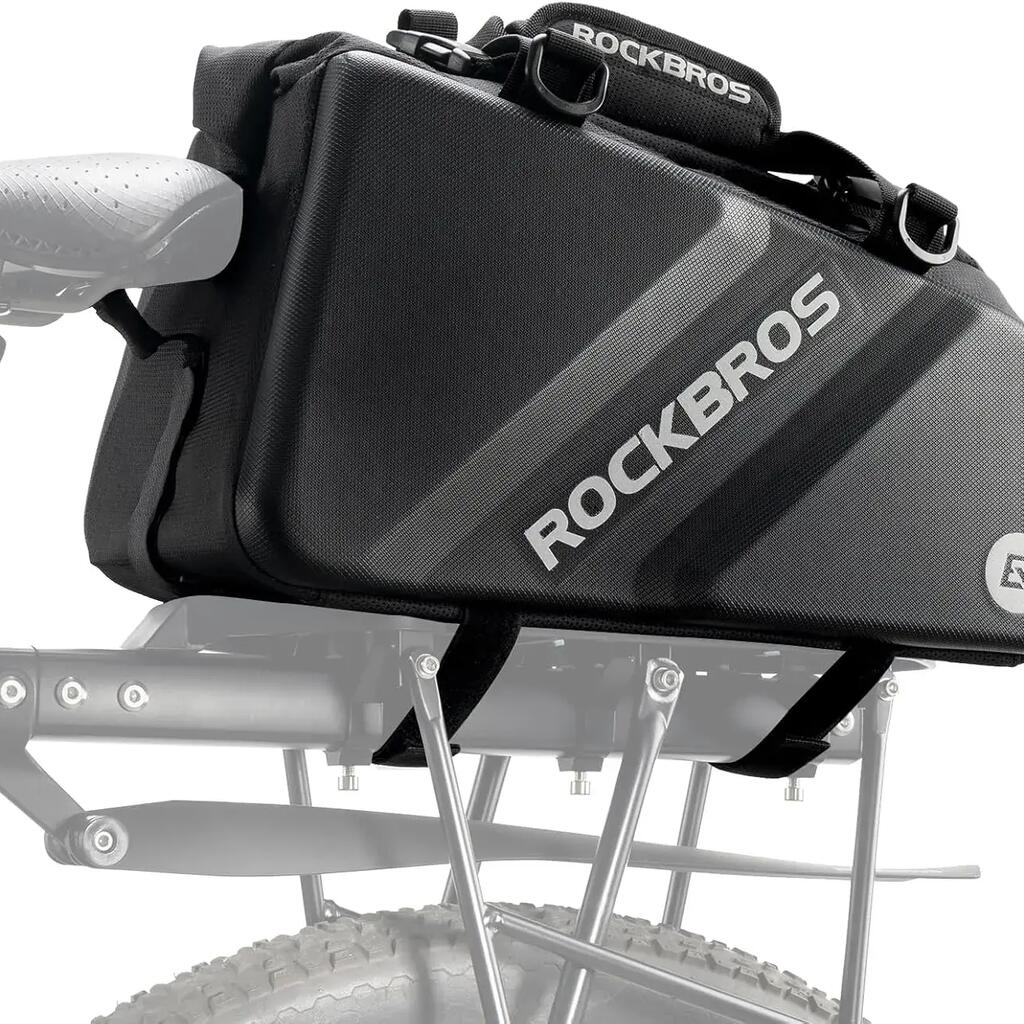 Rockbros Bike Bag 11.6 L Black Waterproof with Velcro Mount