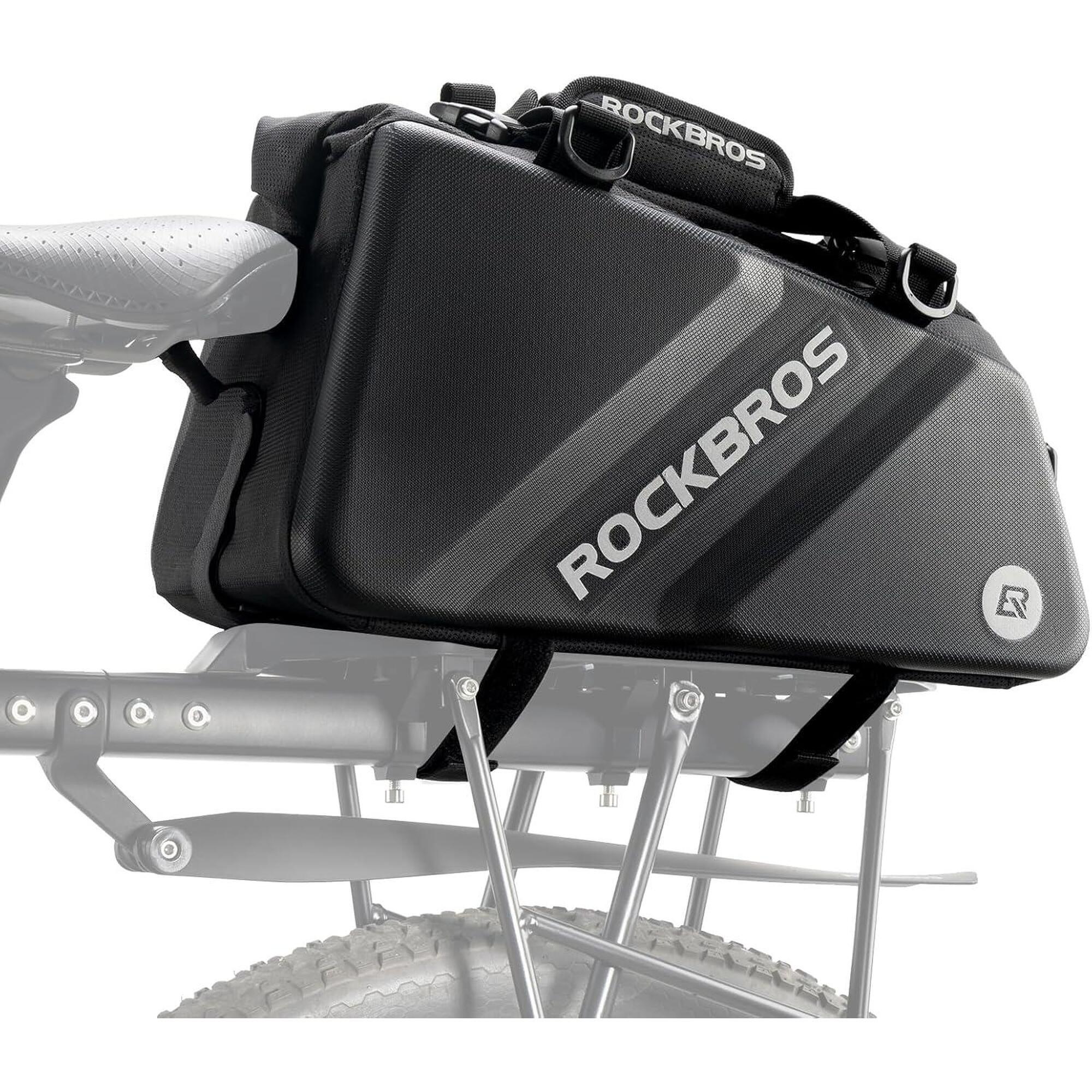 Rockbros - Sacoche Vélo Rockbros 11,6 L Noire Étanche Avec Fixation Velcro - Sacoche Vélo - Noir - Decathlon