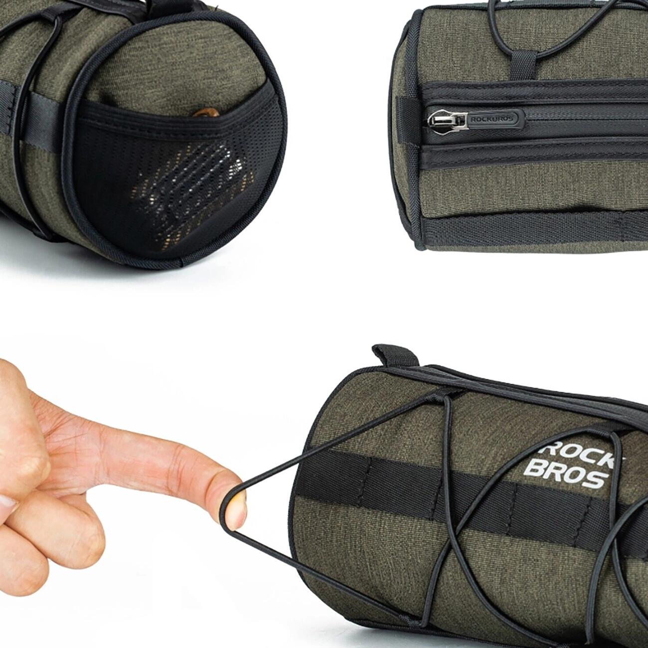 Borsa Da Manubrio Rockbros Con Portabottiglia Integrato 1.5L Universale