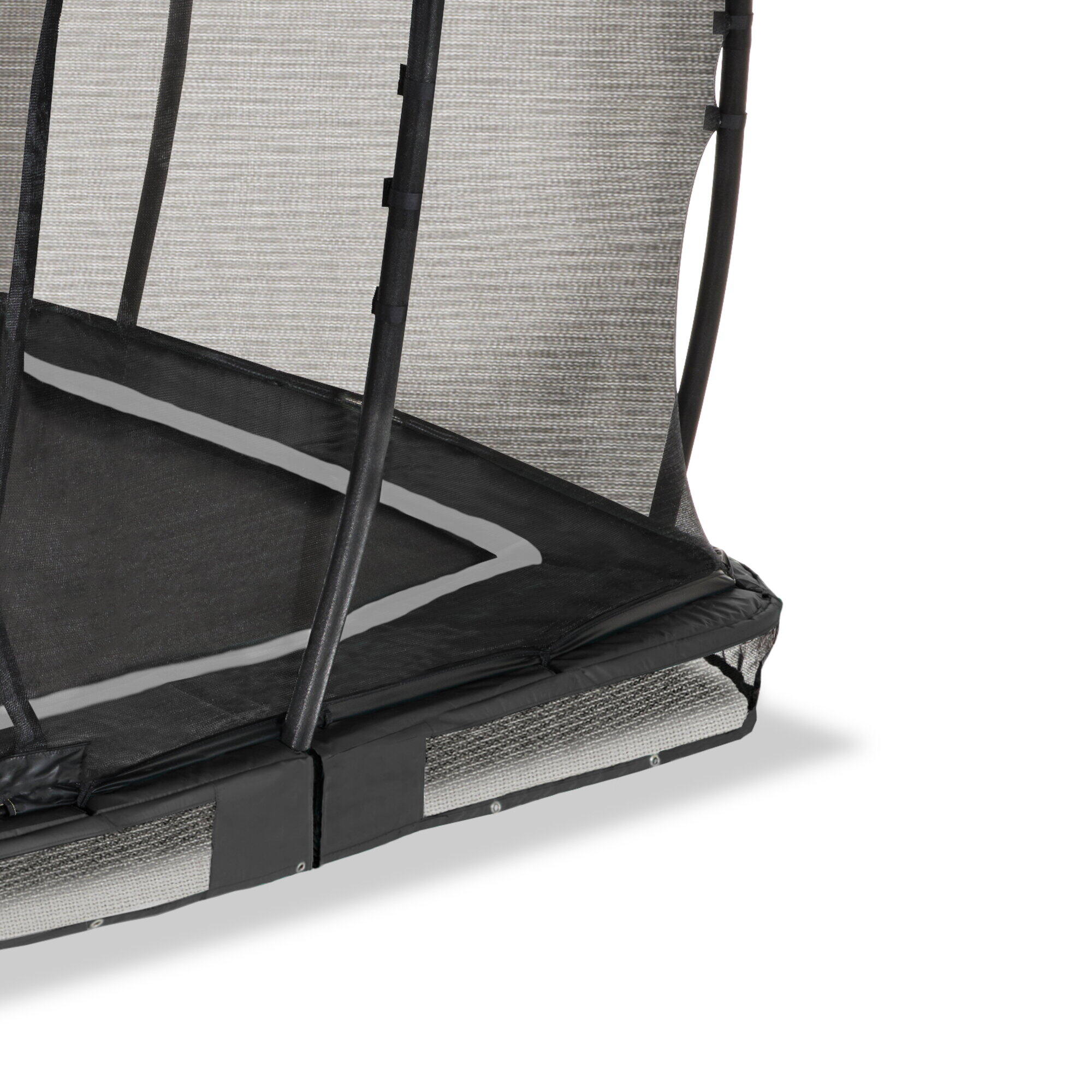 Trampolino elastico interrato EXIT Allure Premium 244x427cm - nero 4/7