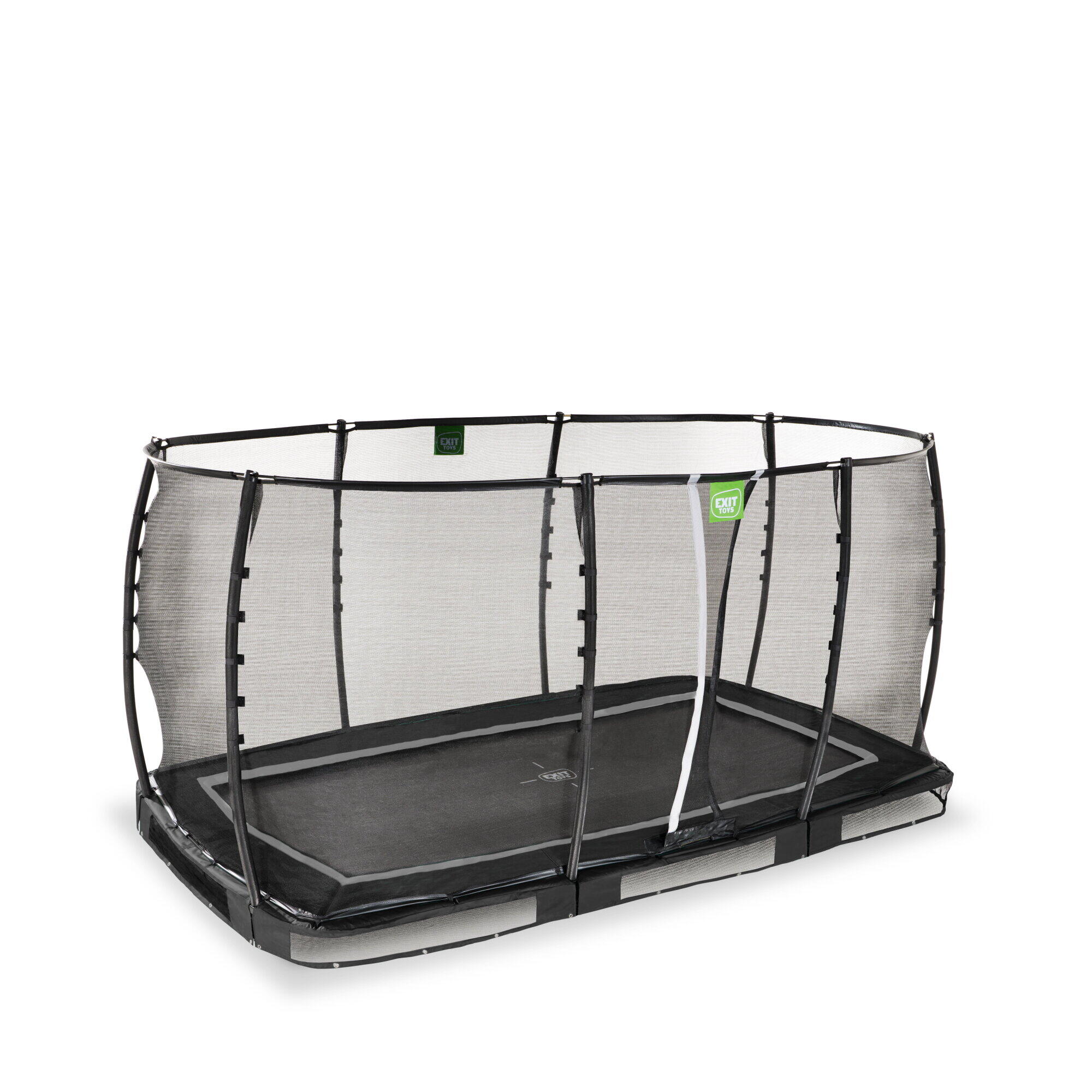 Trampolino elastico interrato EXIT Allure Premium 244x427cm - nero 2/7