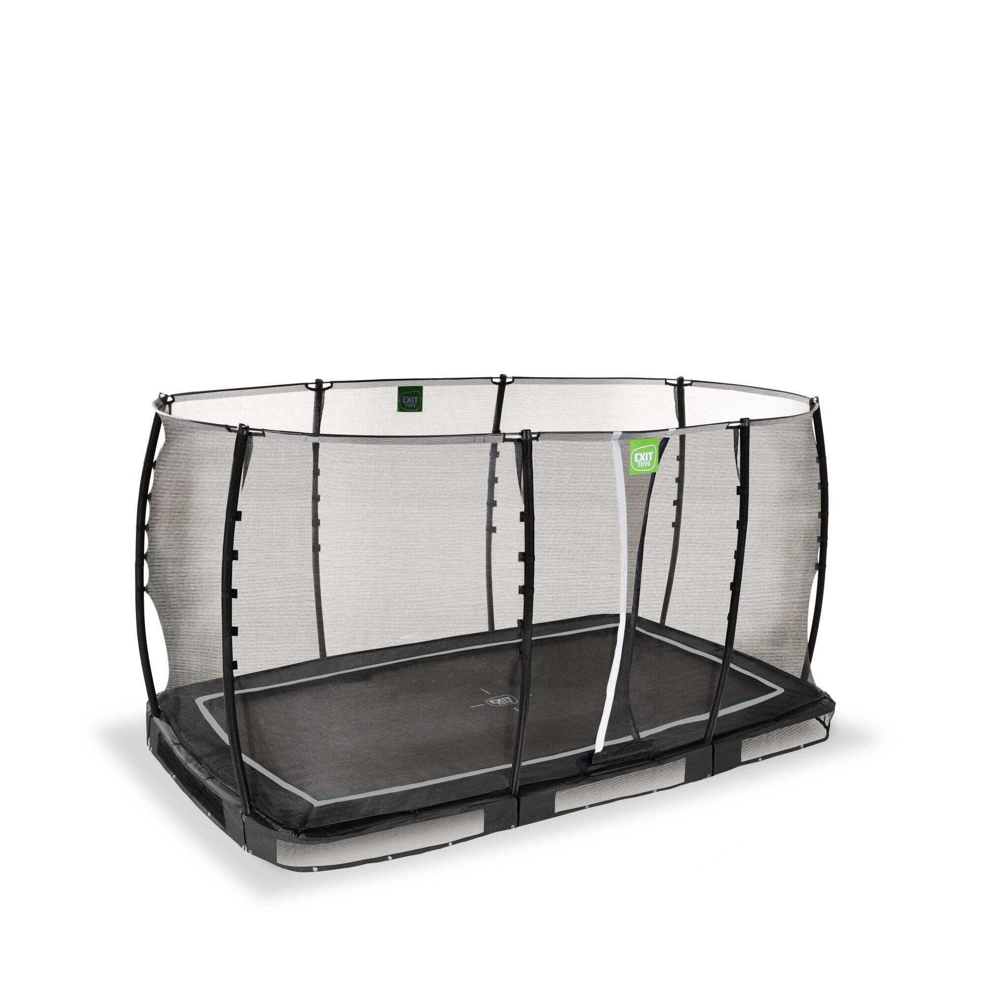 Trampolino elastico interrato EXIT Allure Classic 214x366cm - nero 2/7