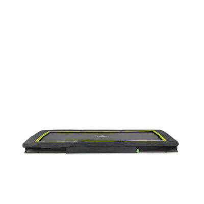 Exit silhouette inground sports trampoline 214x305cm - zwart