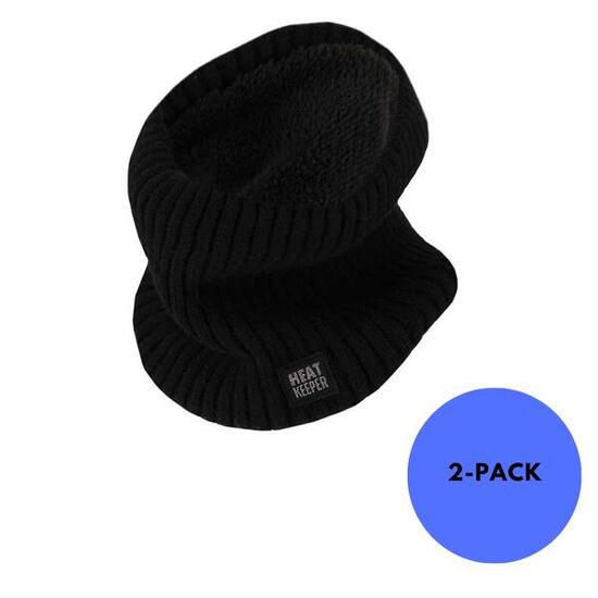 Heatkeeper - Colsjaal dames - dames - Zwart - 2-Stuks