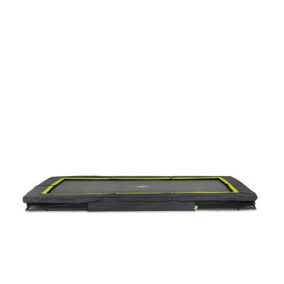 Exit silhouette inground sports trampoline 244x366cm - zwart