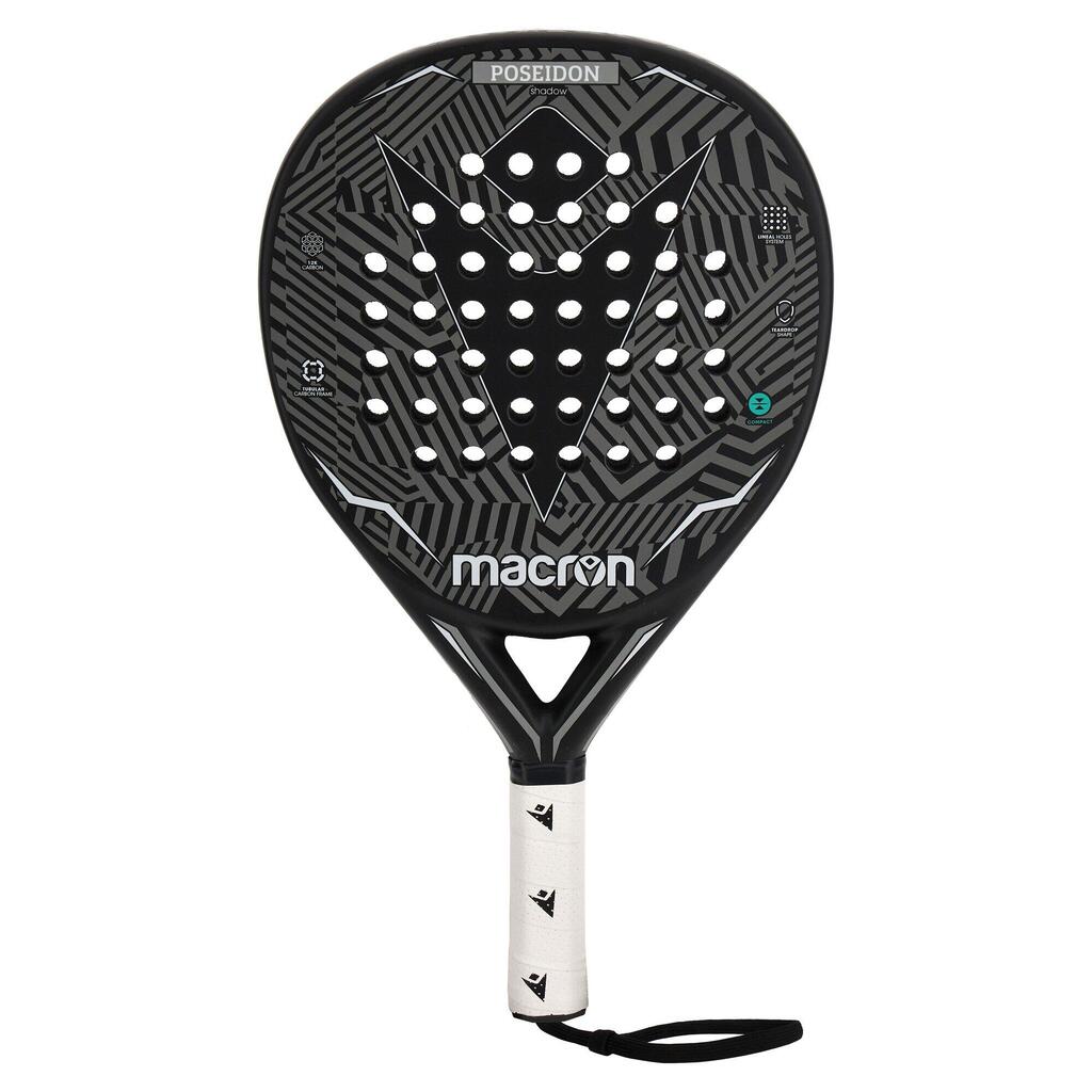 Racket from padel Macron CC Poseidon Shadow Premium