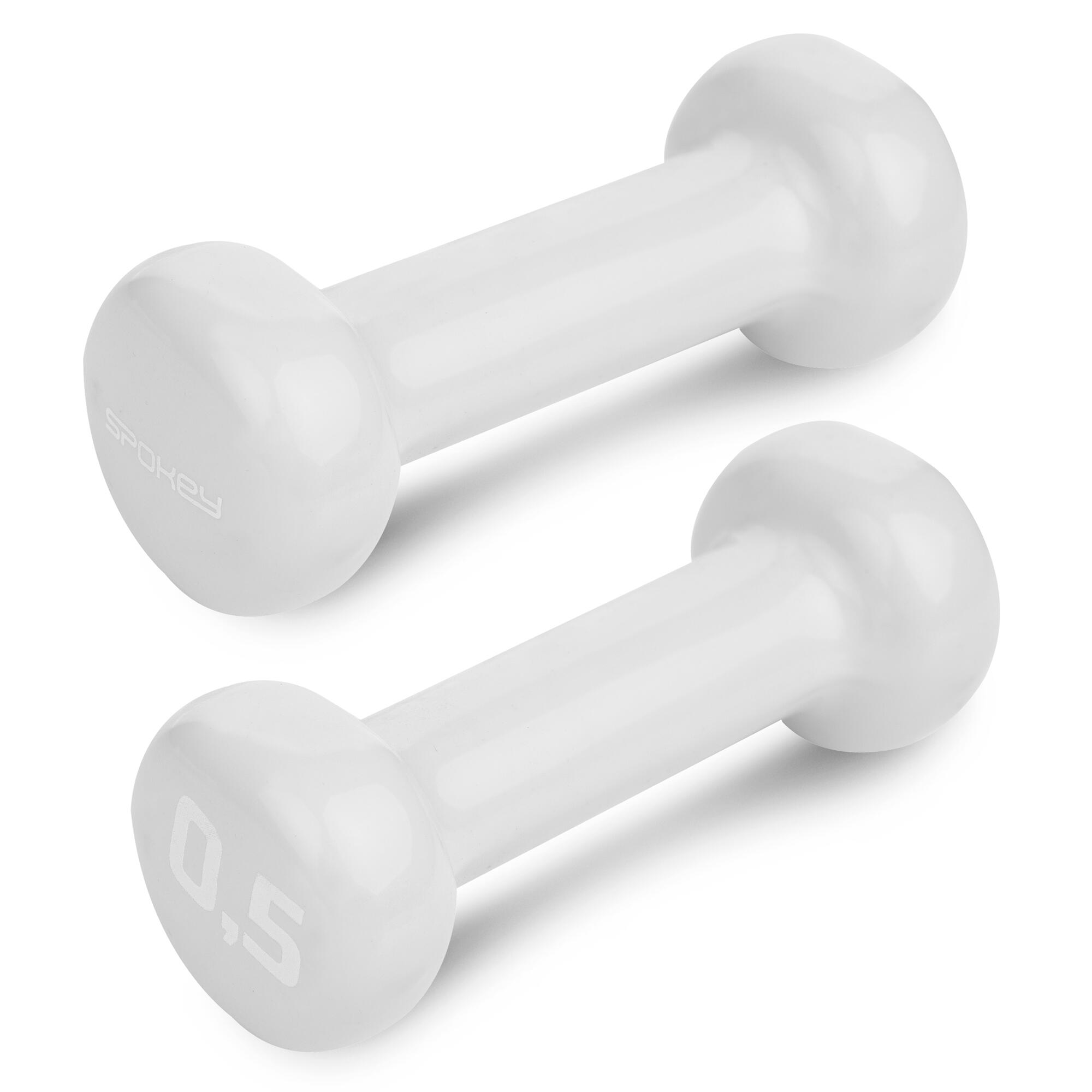 Un juego de mancuernas de vinilo Spokey SHAPE IV 2 x 0,5 kg 1/5