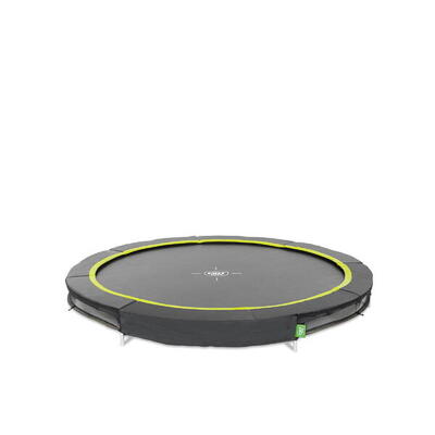 Exit silhouette inground sports trampoline ø244cm - zwart