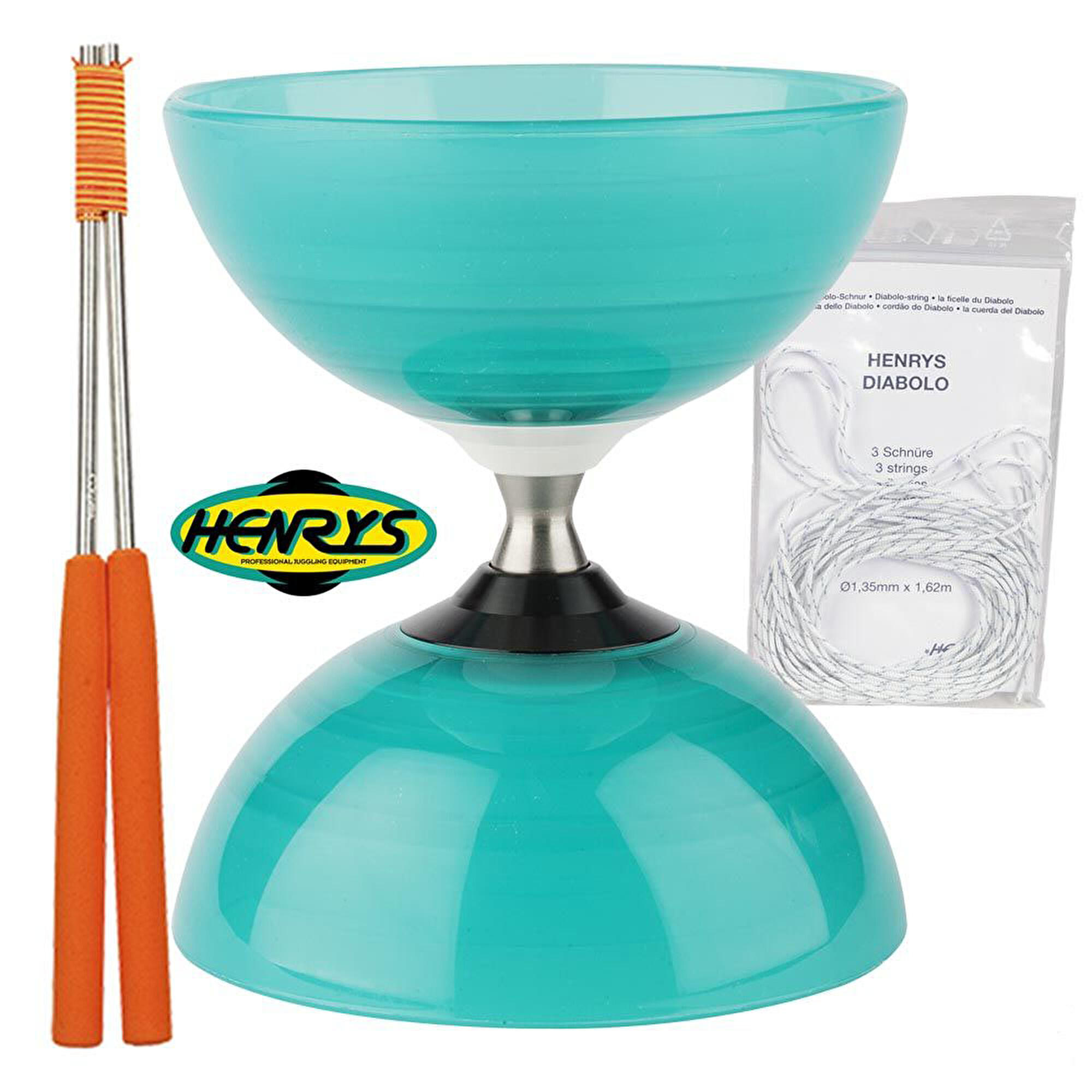 SKIKHN LED Diabolo vrijloper met kogellagers, 3 lagers