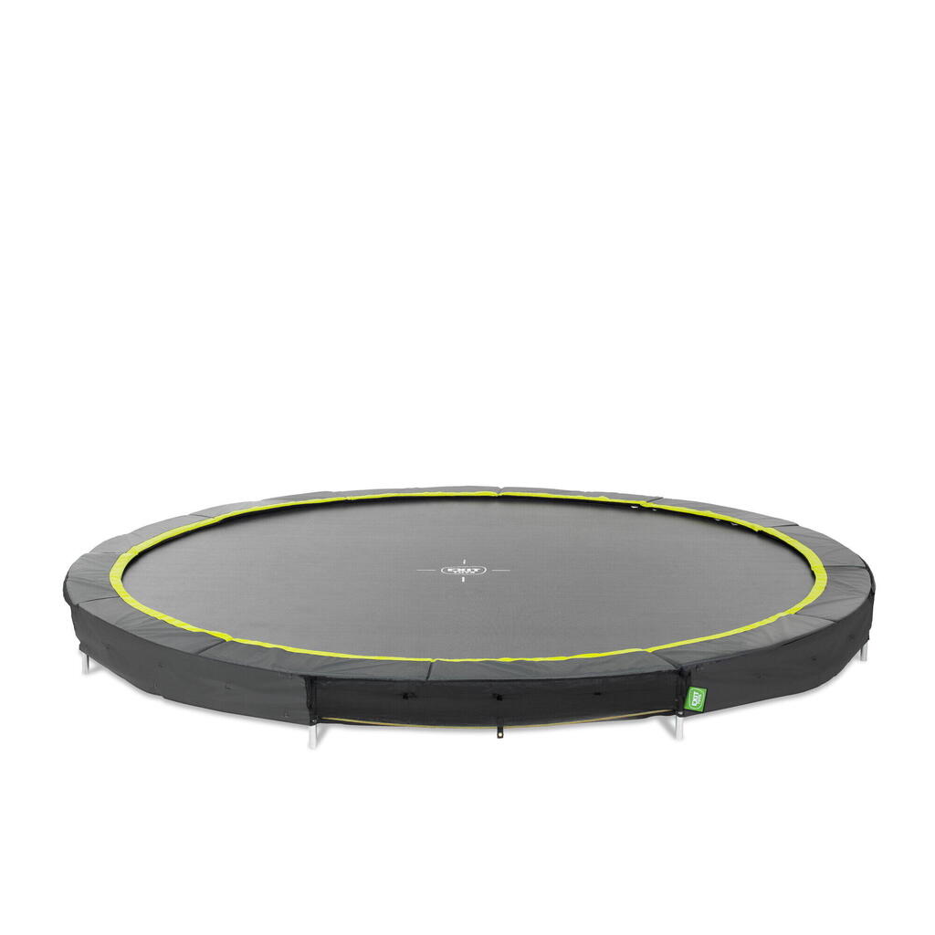 EXIT Silhouette Ground Sports Trampoline 14ft – Black