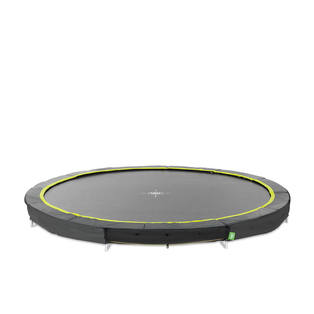 EXIT Silhouette Ground Sports Trampoline 12ft – Black