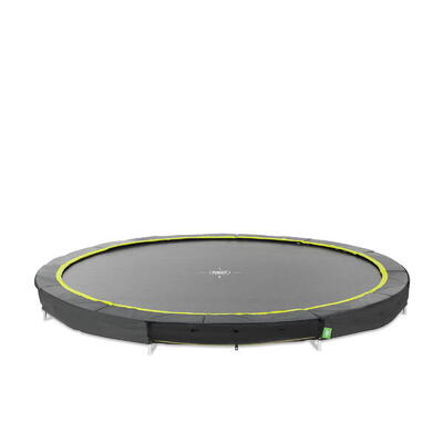 Exit silhouette inground sports trampoline ø366cm - zwart