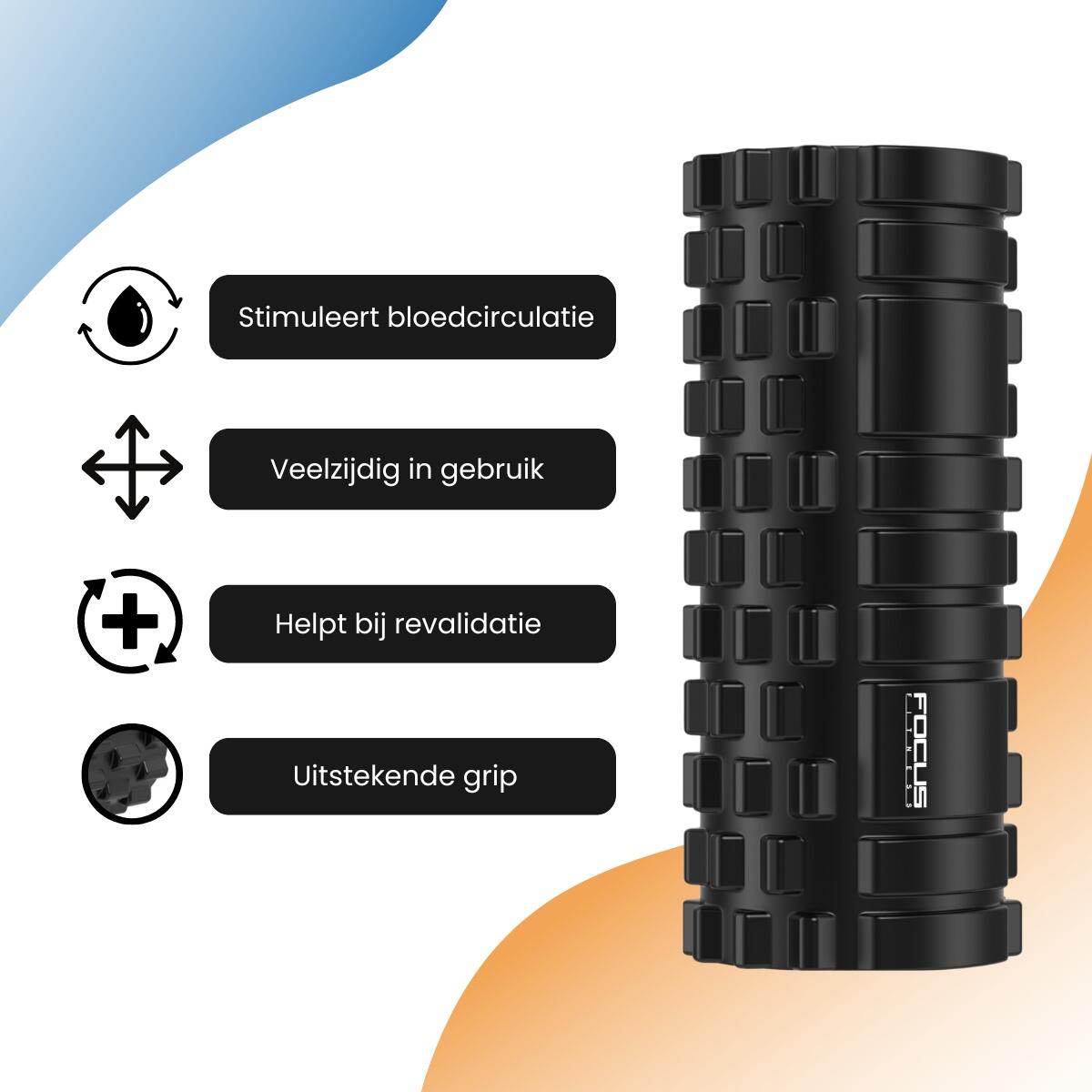 Foam Roller - Zwart - 33 cm 7/7