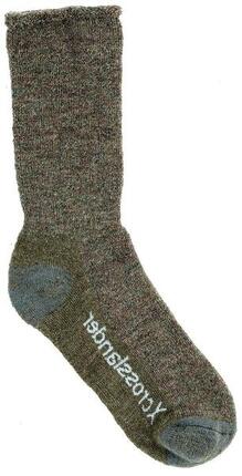 Crosslander® Merinosocken oliv Jagdsocken Outdoorsocken ohne starkes Bündchen