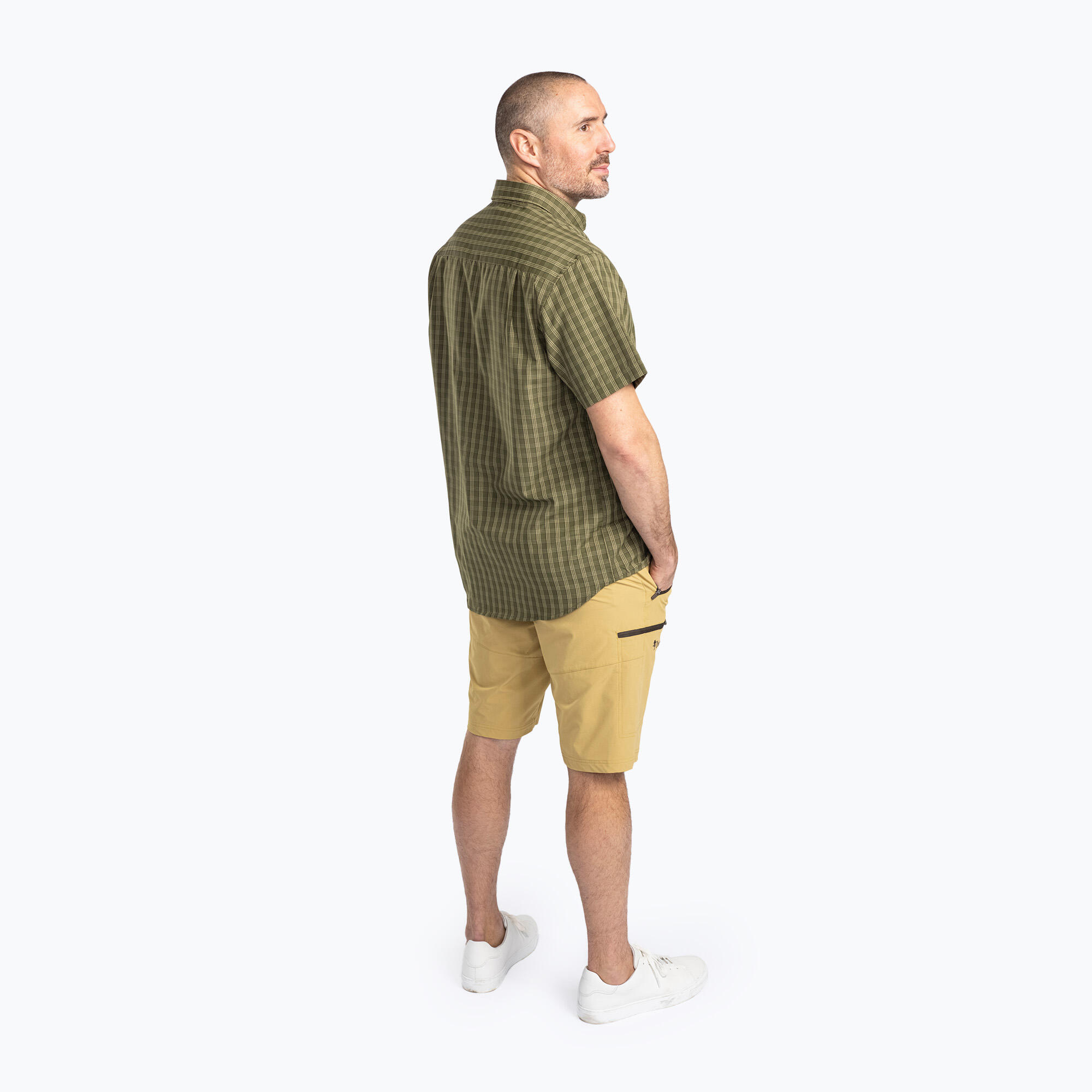 Pantaloncini da trekking da uomo Pinewood Abisko Light Stretch 3/5