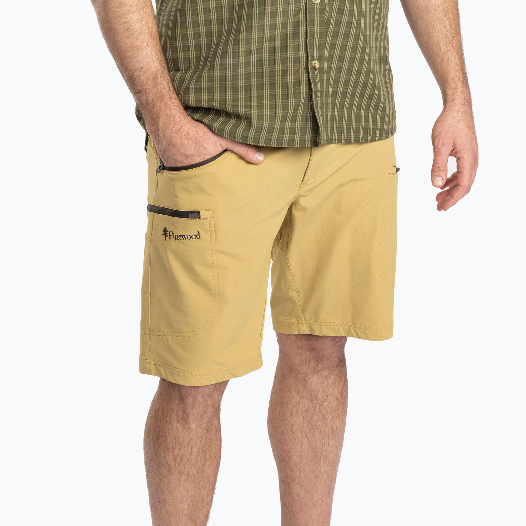 Pantaloncini da trekking da uomo Pinewood Abisko Light Stretch 2/5