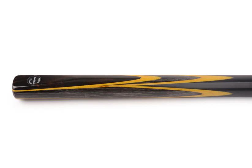 MARK RICHARD YELLOW FLASH 3/4 SNOOKER CUE 9.5MM TIP 1/5