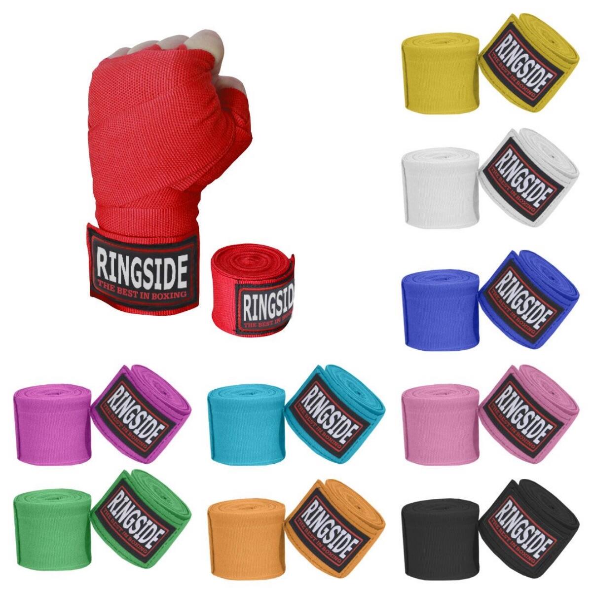 Professional Boxing Hand Wraps – Ringside – 4.5 m – Neon Orange 2/2