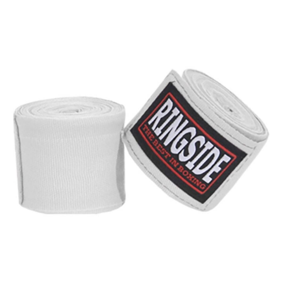 RINGSIDE BOXING Professional Boxing Hand Wraps – Ringside – 4.5 m – White