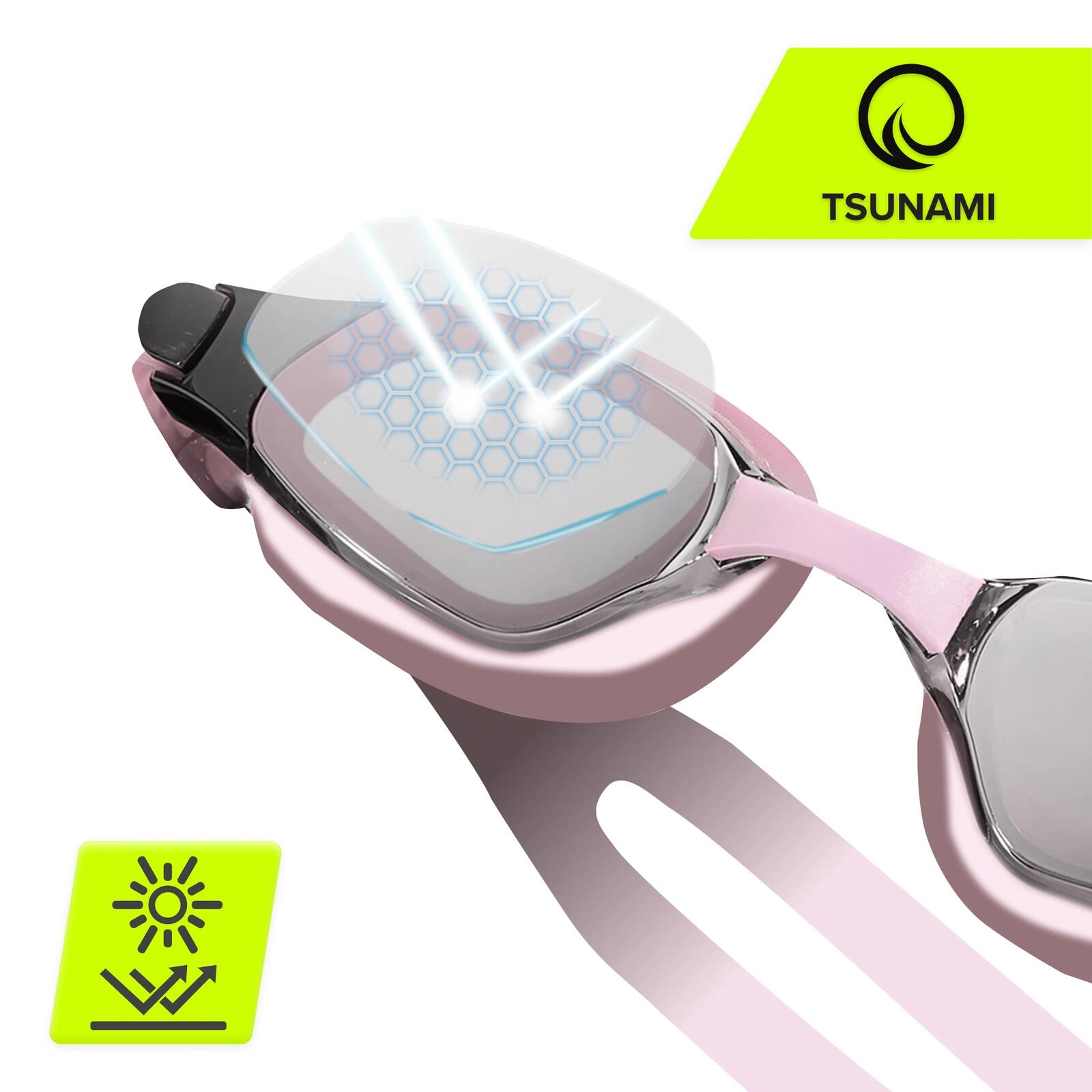 Okulary do pływania TSUNAMI dla dorosłych 4/7