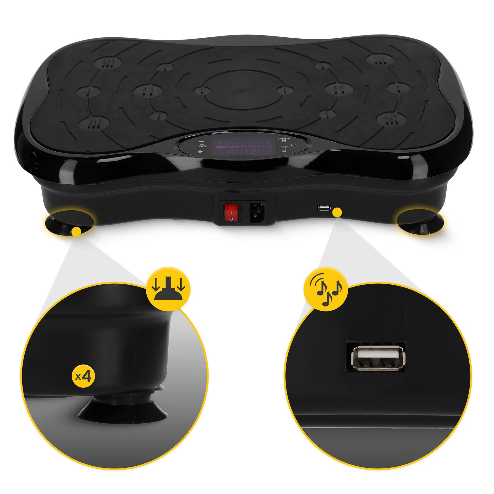 Piattaforma vibrante Bluetooth LCD 99 Velocità 150kg 4FIZJO ULTRA + 6/7