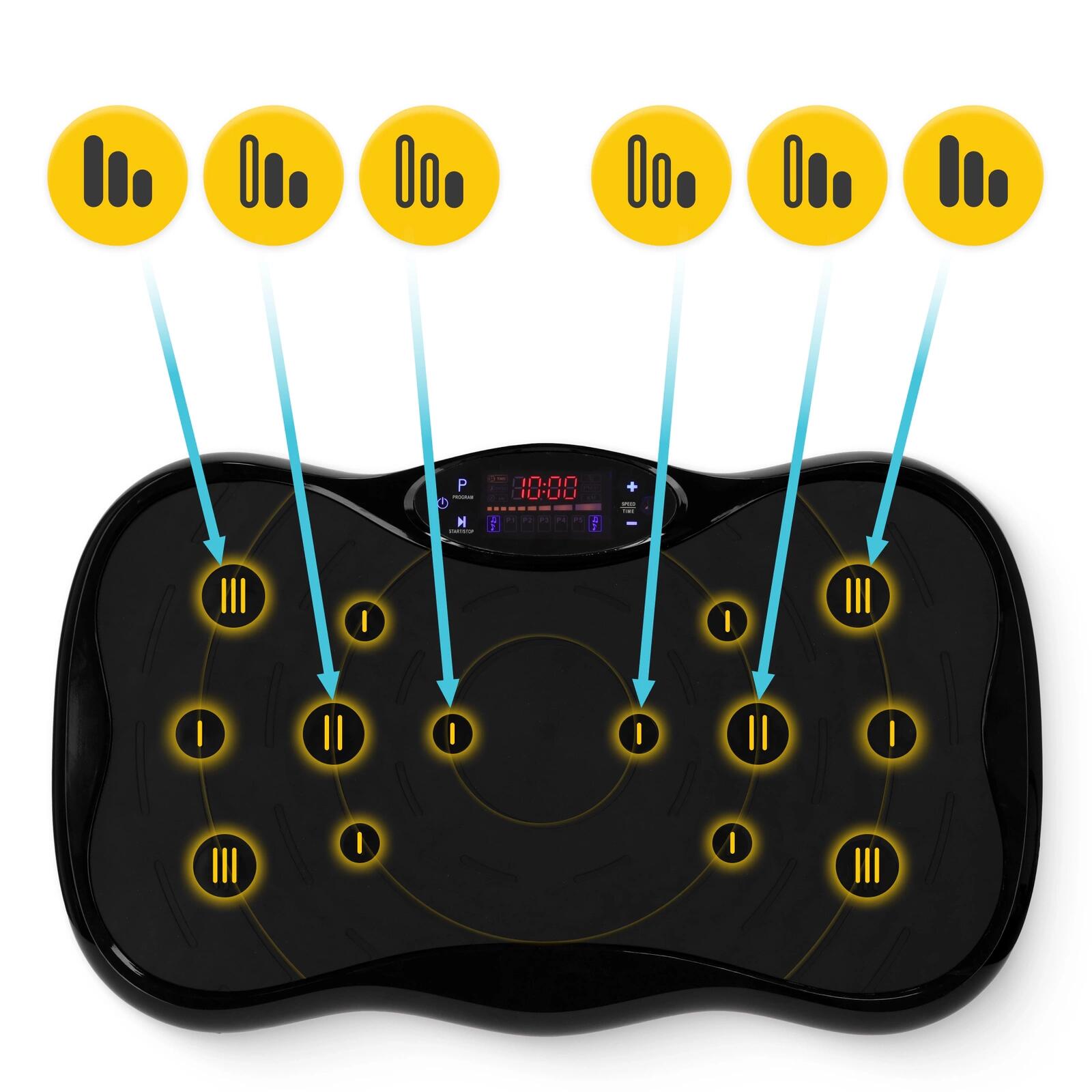 Piattaforma vibrante Bluetooth LCD 99 Velocità 150kg 4FIZJO ULTRA + 7/7