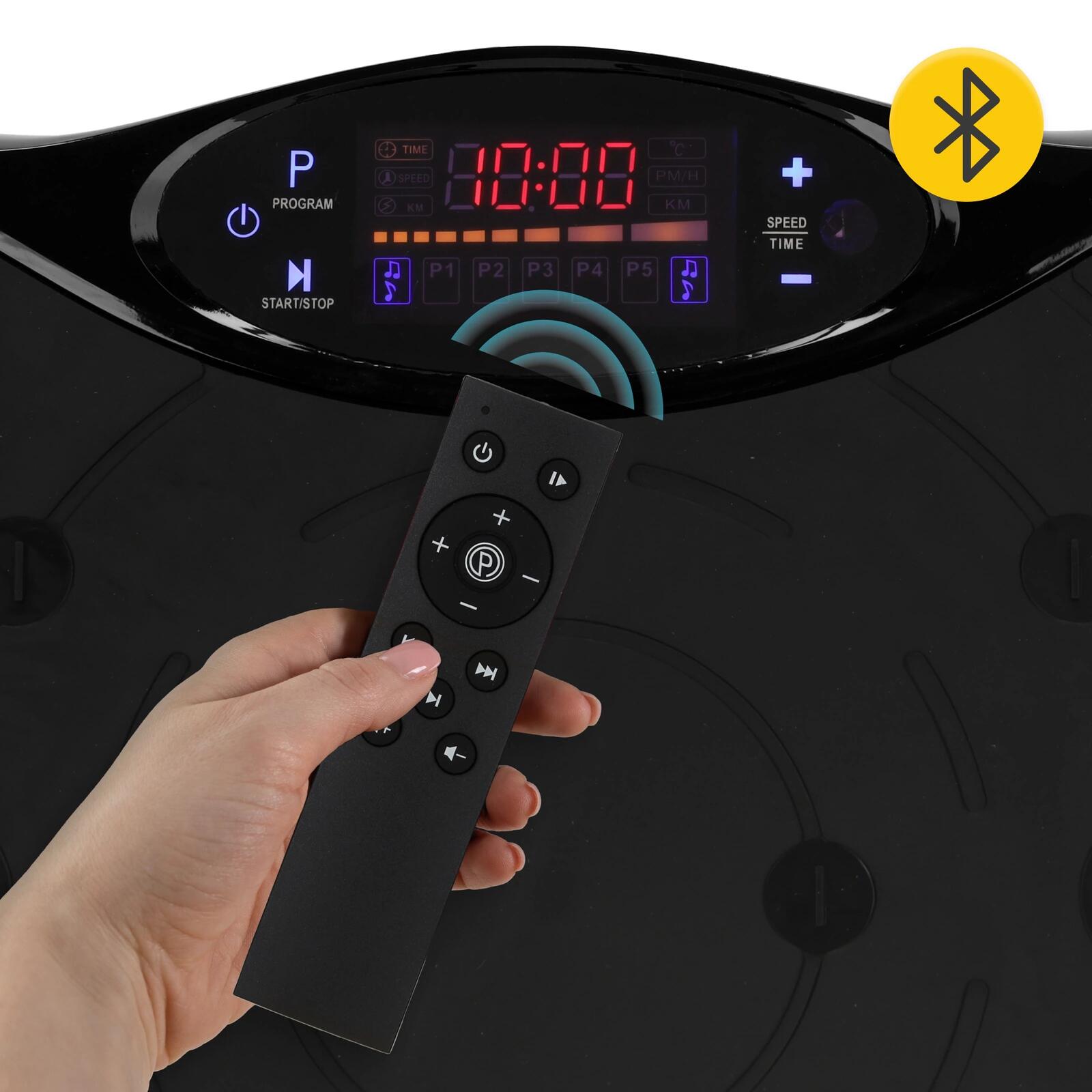 Piattaforma vibrante Bluetooth LCD 99 Velocità 150kg 4FIZJO ULTRA + 5/7