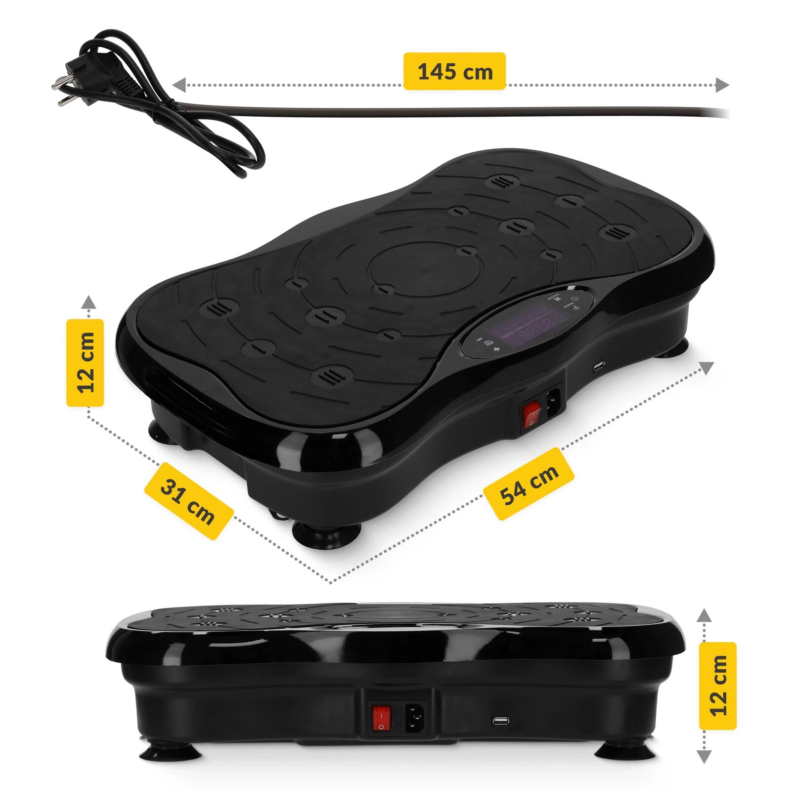 Piattaforma vibrante Bluetooth LCD 99 Velocità 150kg 4FIZJO ULTRA + 4/7