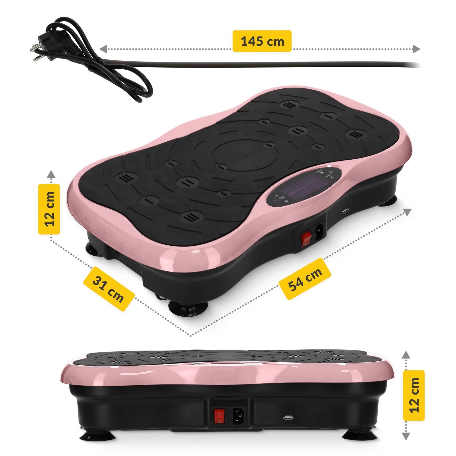 Vibrationsplatte 4FIZJO ULTRA+ Fitness Vibrationsboard mit Bluetooth 7/7