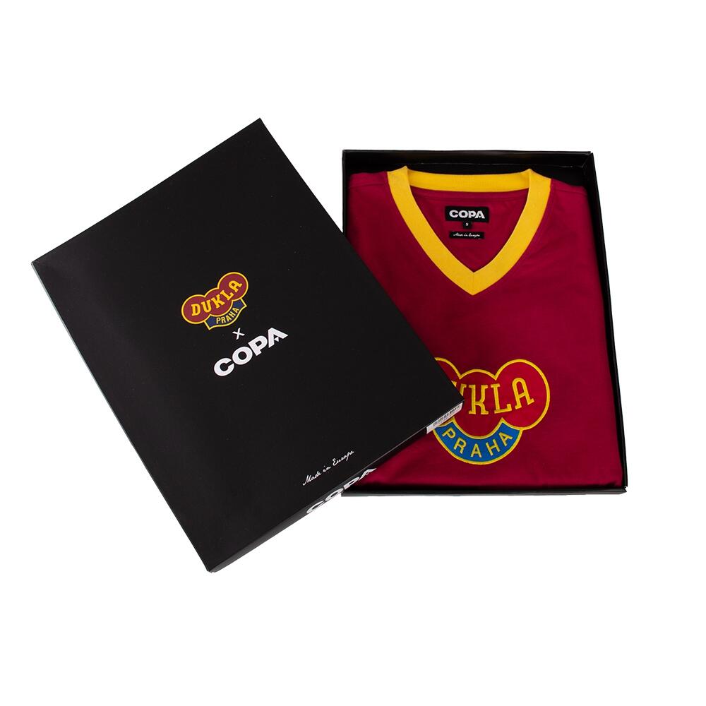 Maillot de football rétro - Homme - Dukla Prague années 1960 - Rouge 6/7