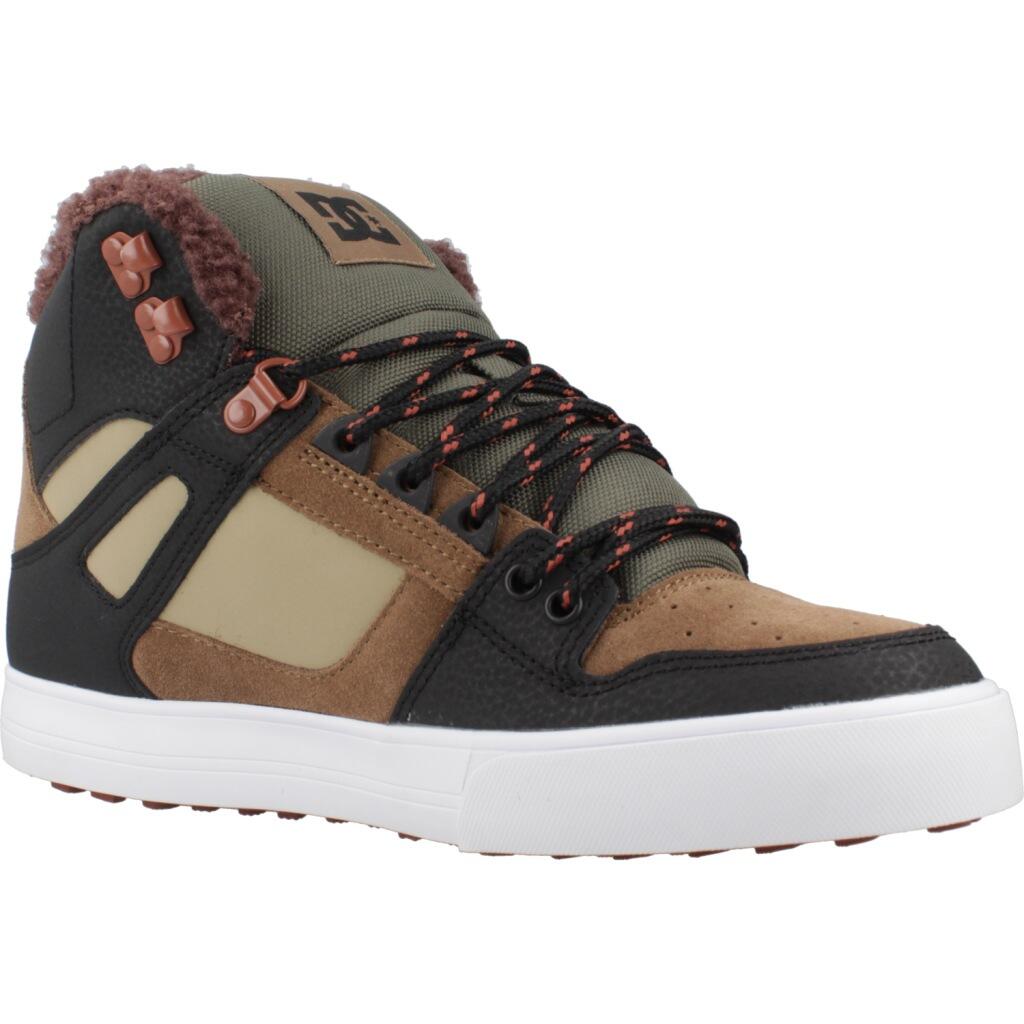 Baskets Dc Modèle Pure High-top Wc Wnt Couleur Marron 5/7