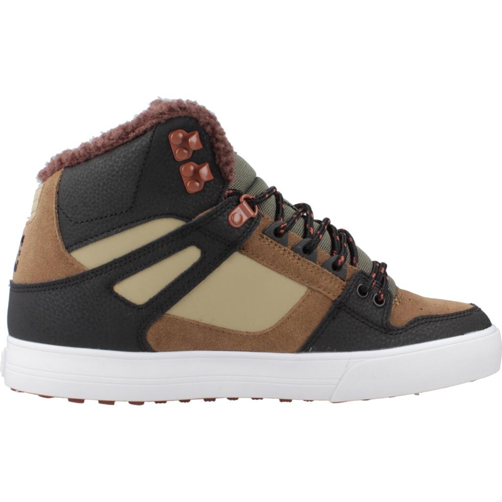 Baskets Dc Modèle Pure High-top Wc Wnt Couleur Marron 4/7