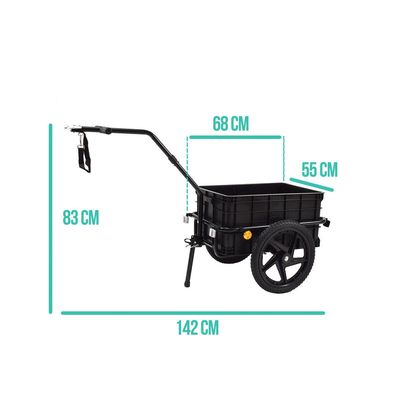 CARGO FIETSTRAILER / MULTIFUNCTIONEEL