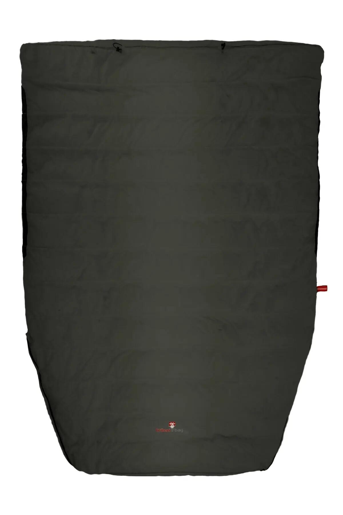 Grüezi Biopod DownWool Top Steppdecke - Deep Forest 3/6