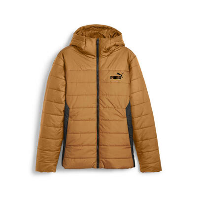 Essentials gewatteerd jack voor heren puma caramel latte beige