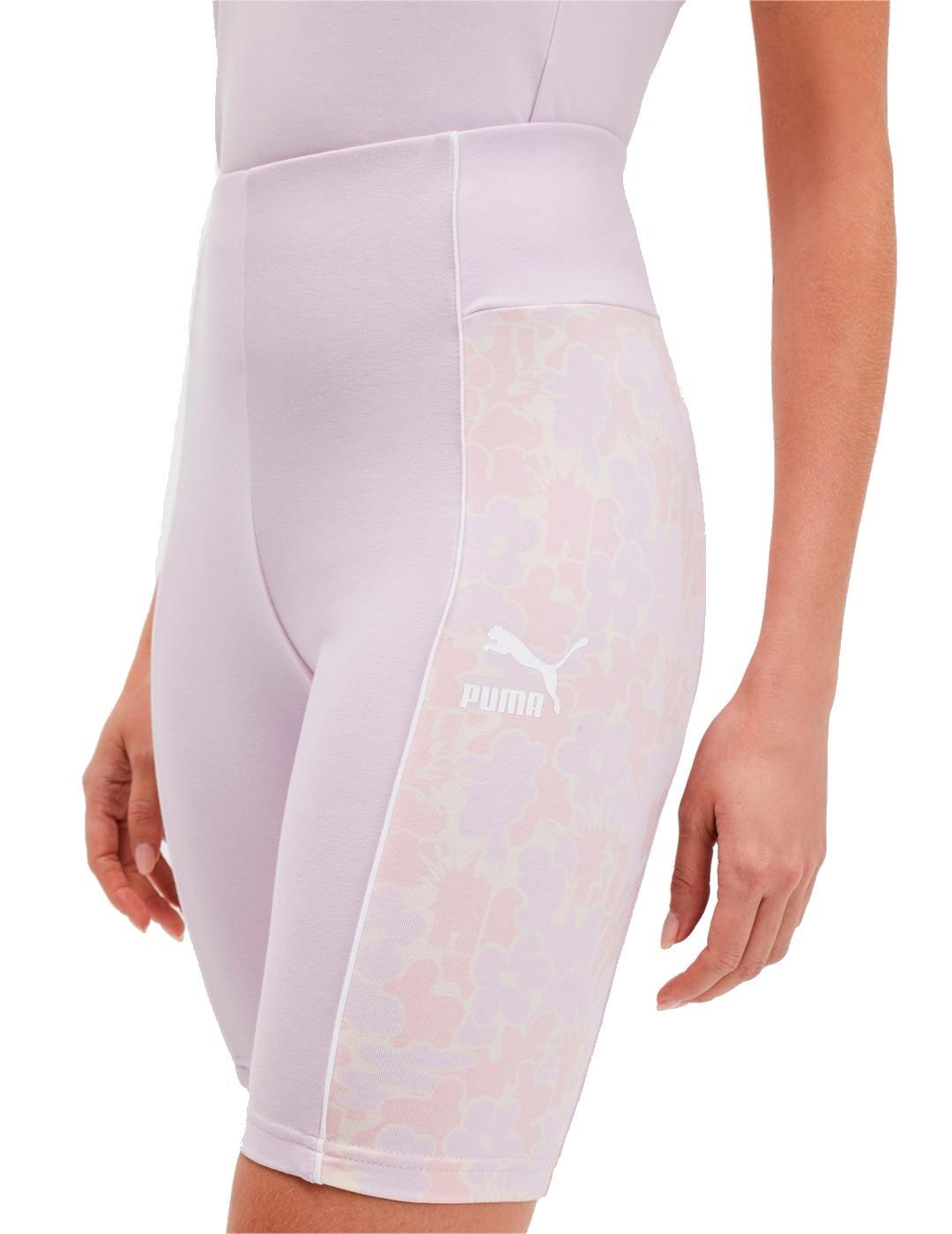 Puma Leggings para mulher Puma Classics short Purple 4/4