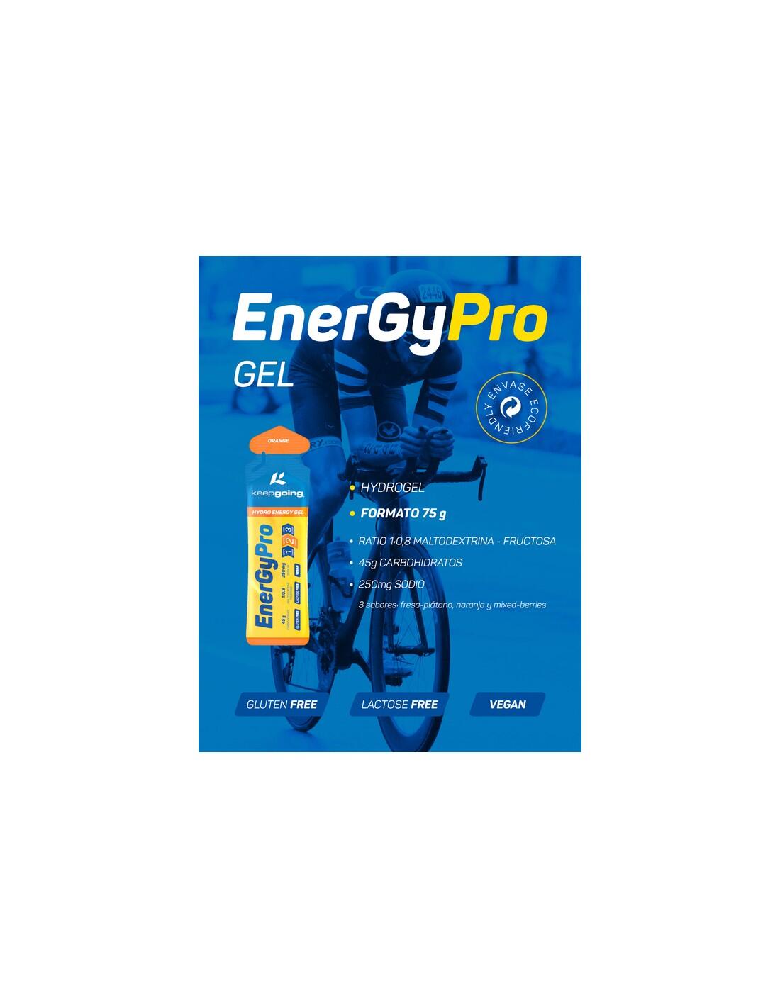 Gel Energético Energía Pro "EnergyPro Gel" Sabor Naranja 1 ud x 75g 4/4
