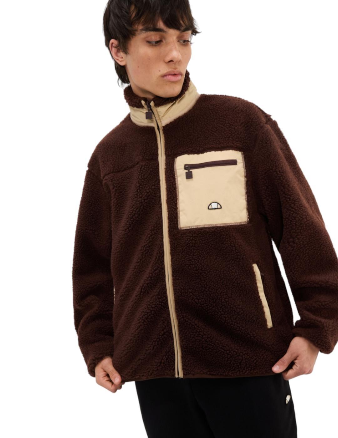Vestes pour hommes Ellesse Viterbo Marron 1/5